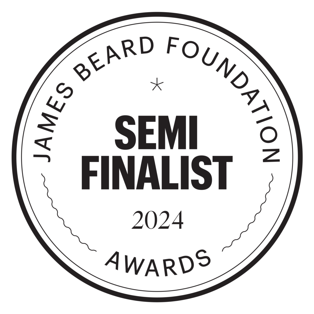 2024 James Beard Restaurant & Chef Award Semi Finalist in Outstanding Bakery Category